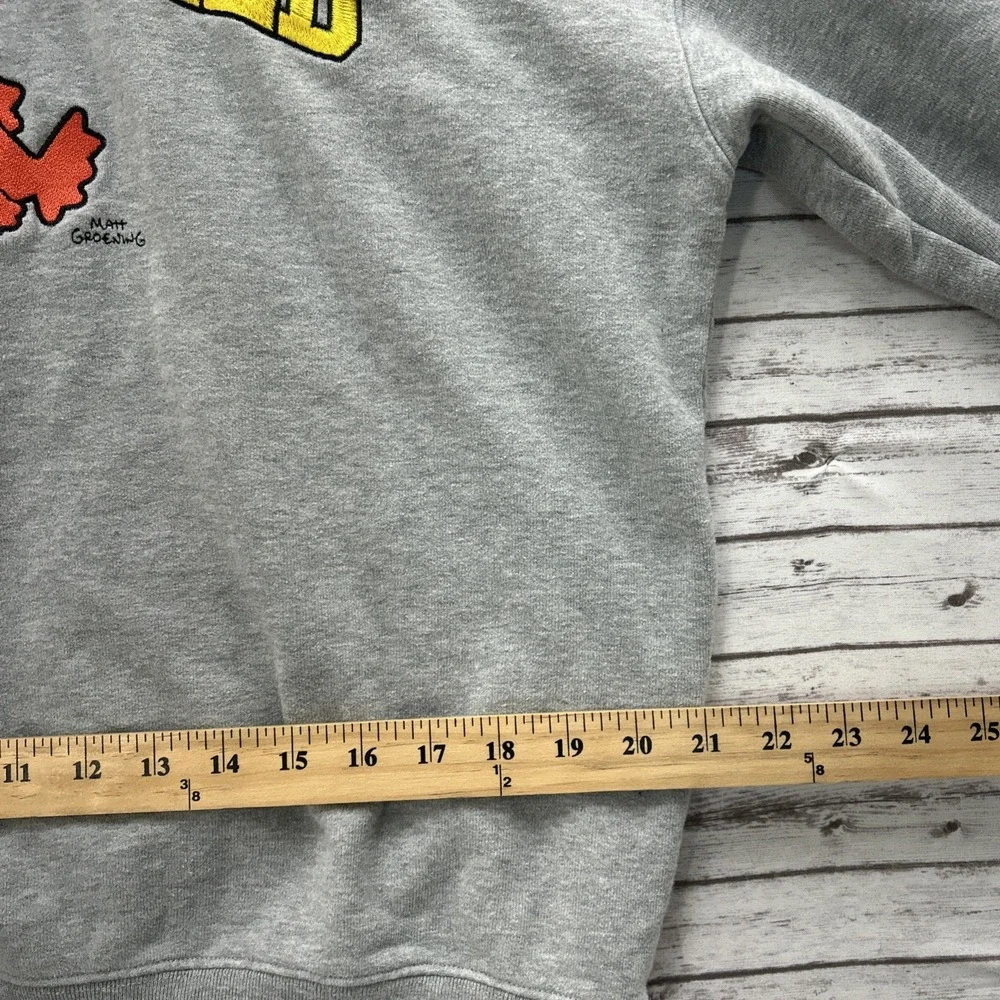 Levis Simpsons Sweatshirt Men Medium Springfield Blinky Three Eyed Fish Crewneck